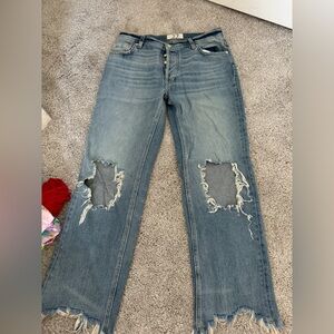 Free people boyfriend jeans